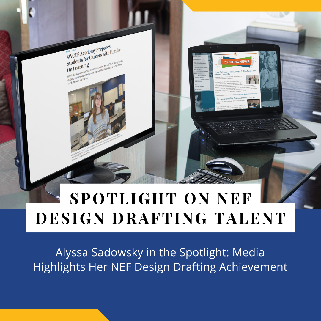 Alyssa Sadowsky in the Spotlight: Media Highlights Her NEF Design Drafting Achievement