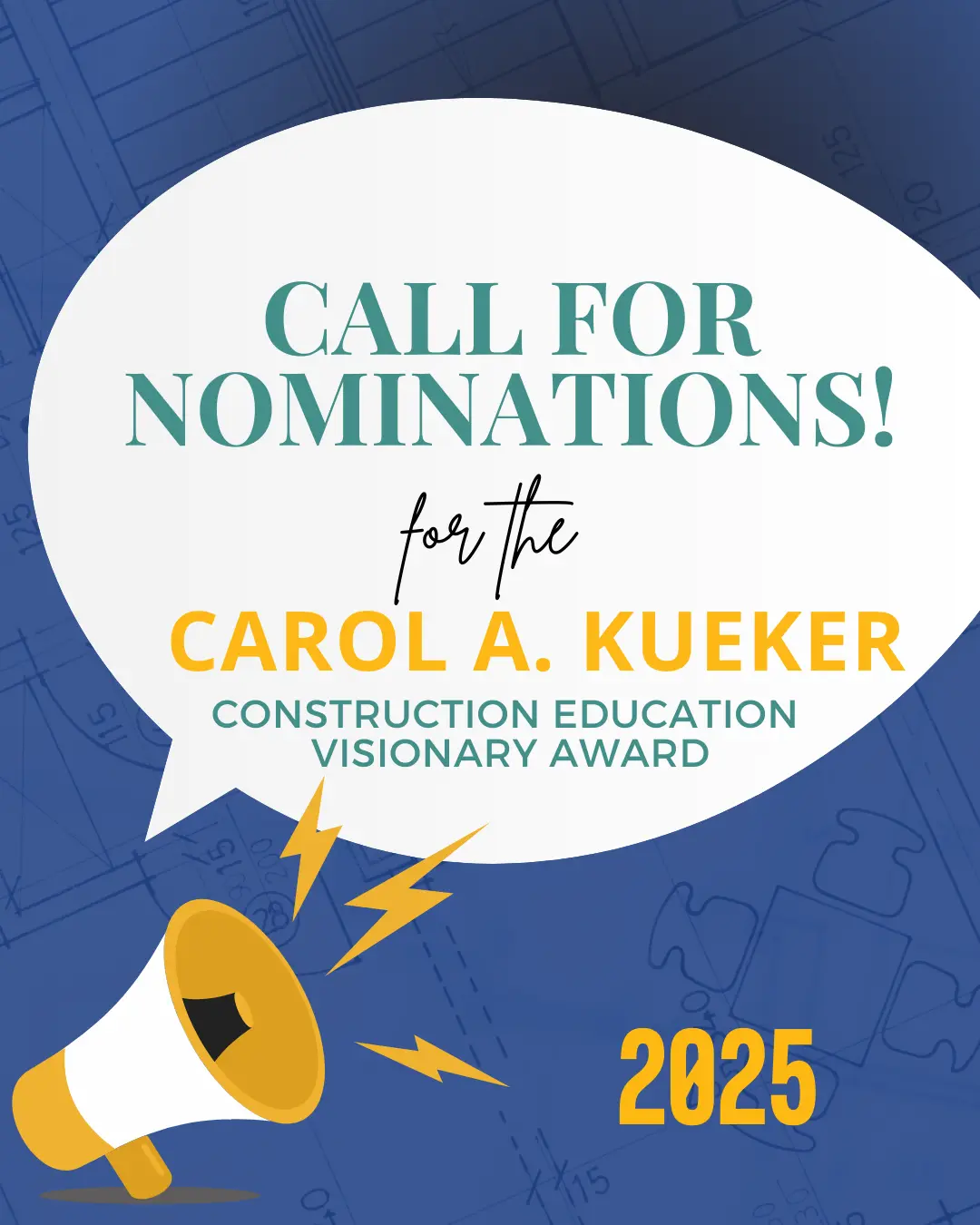 Nominations for Carol A. Kueker Award are now being accepted!